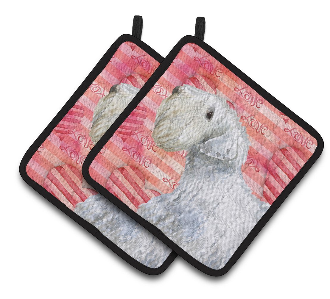 Sealyham Terrier Love Pair of Pot Holders BB9771PTHD by Caroline's Treasures