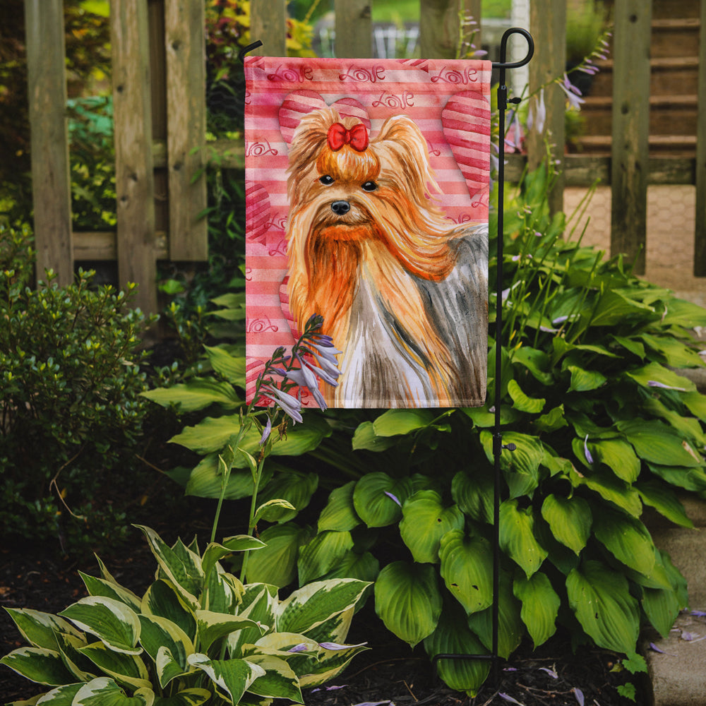 Yorkshire Terrier Love Flag Garden Size BB9772GF  the-store.com.