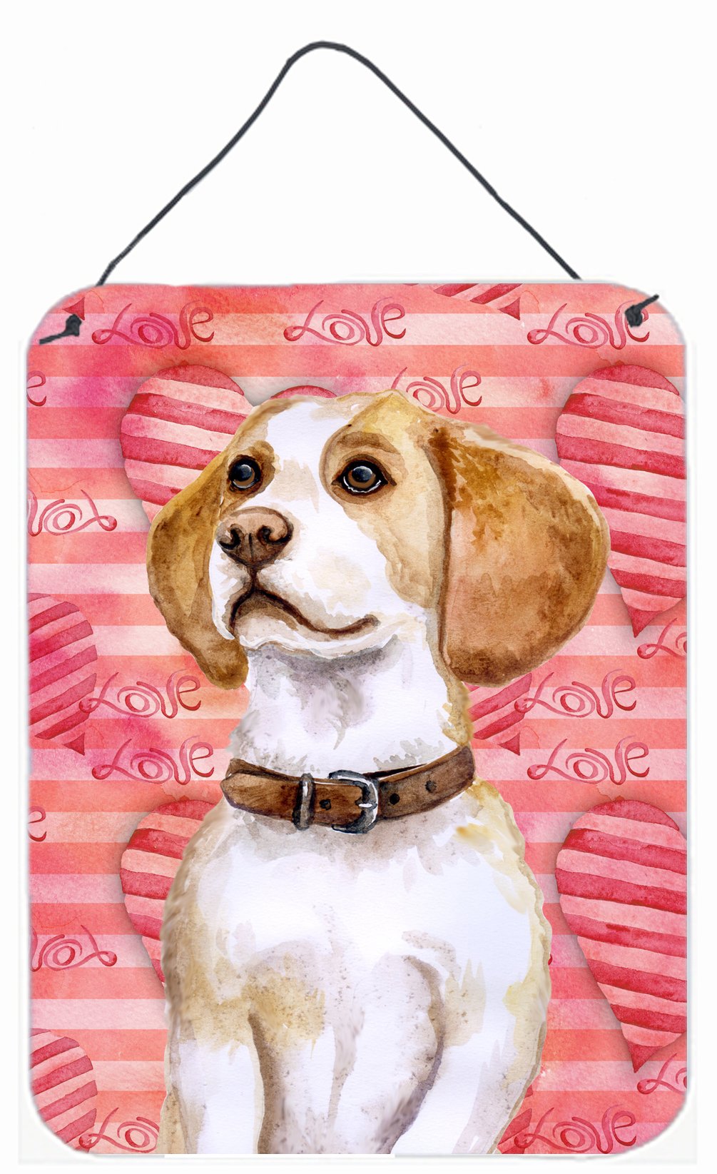 Beagle Love Wall or Door Hanging Prints BB9773DS1216 by Caroline's Treasures