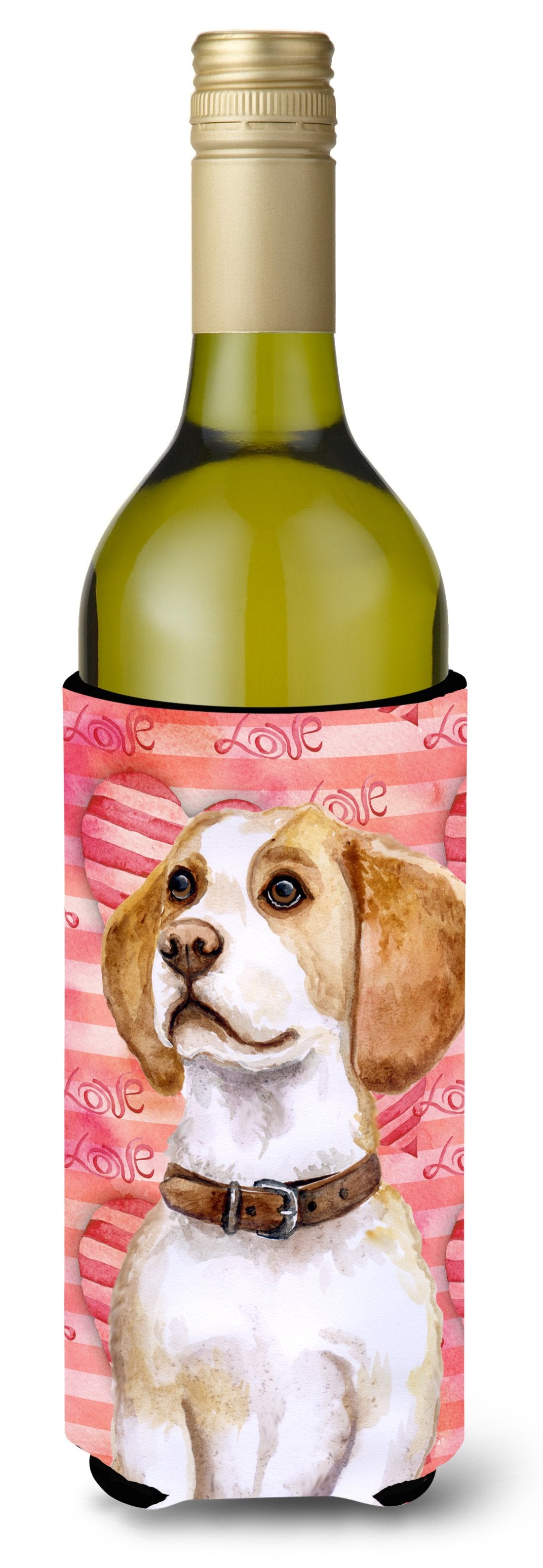 Beagle Love Wine Bottle Beverge Insulator Hugger BB9773LITERK by Caroline's Treasures