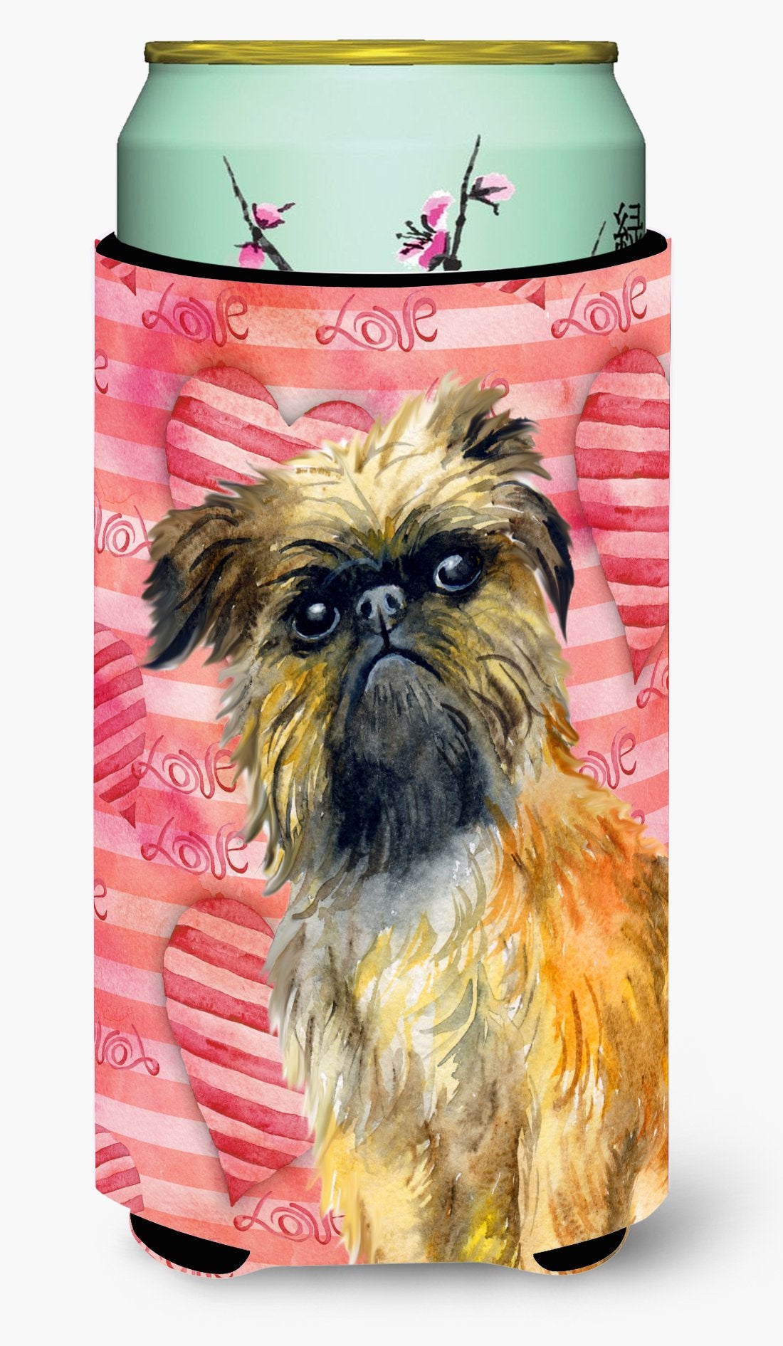 Brussels Griffon Love Tall Boy Beverage Insulator Hugger BB9774TBC by Caroline's Treasures