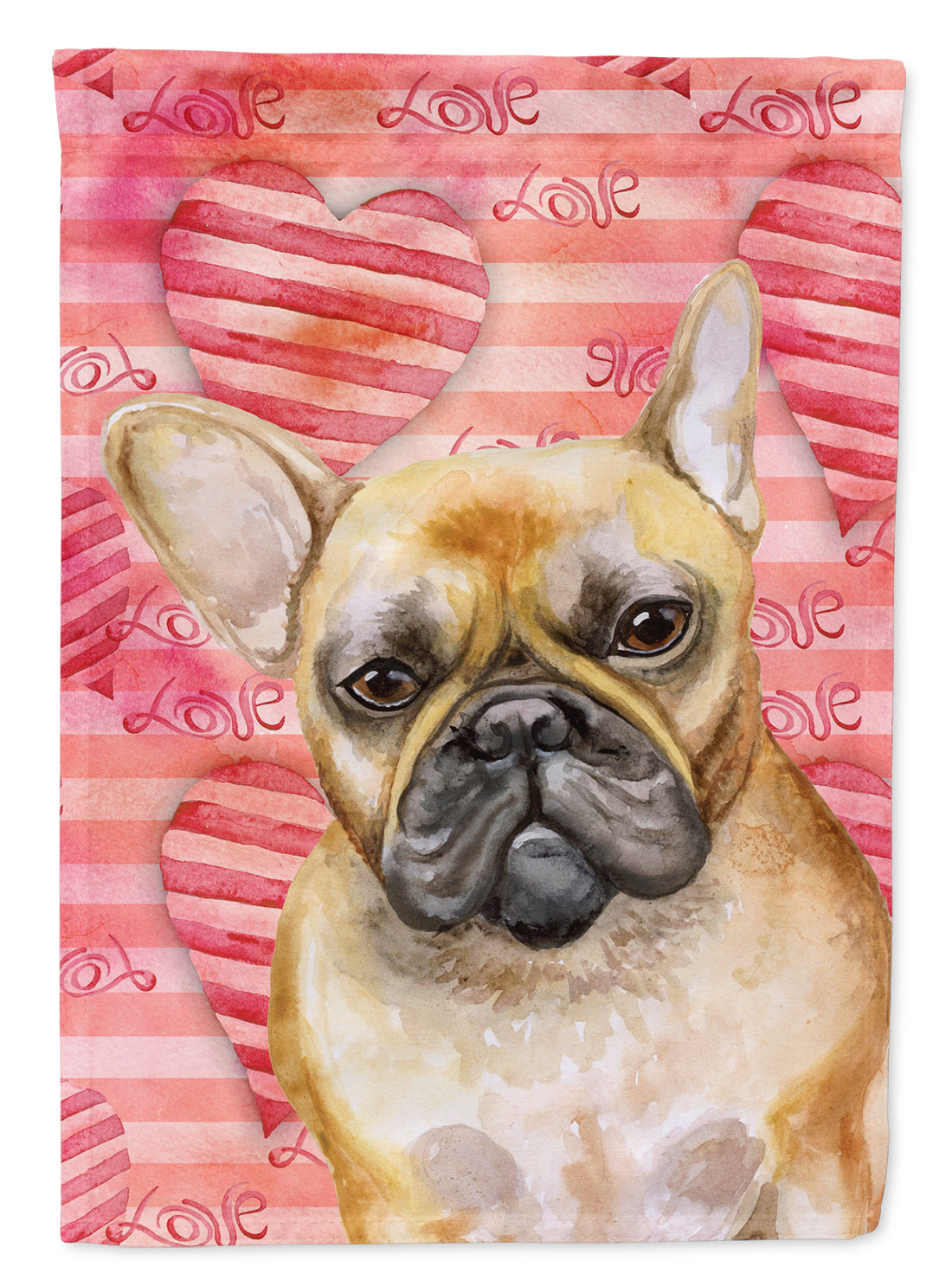 French Bulldog Love Flag Garden Size BB9775GF  the-store.com.