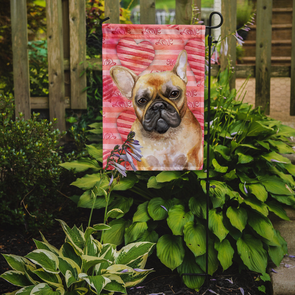 French Bulldog Love Flag Garden Size BB9775GF  the-store.com.