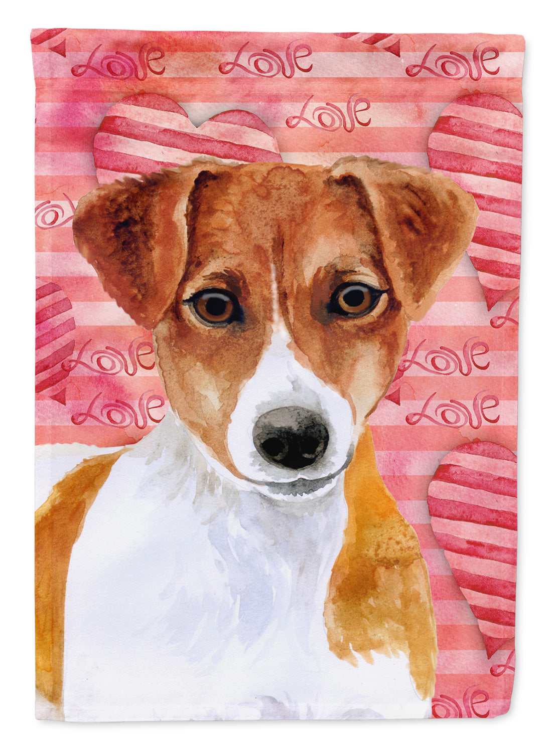 Jack Russell Terrier Love Flag Garden Size BB9776GF  the-store.com.