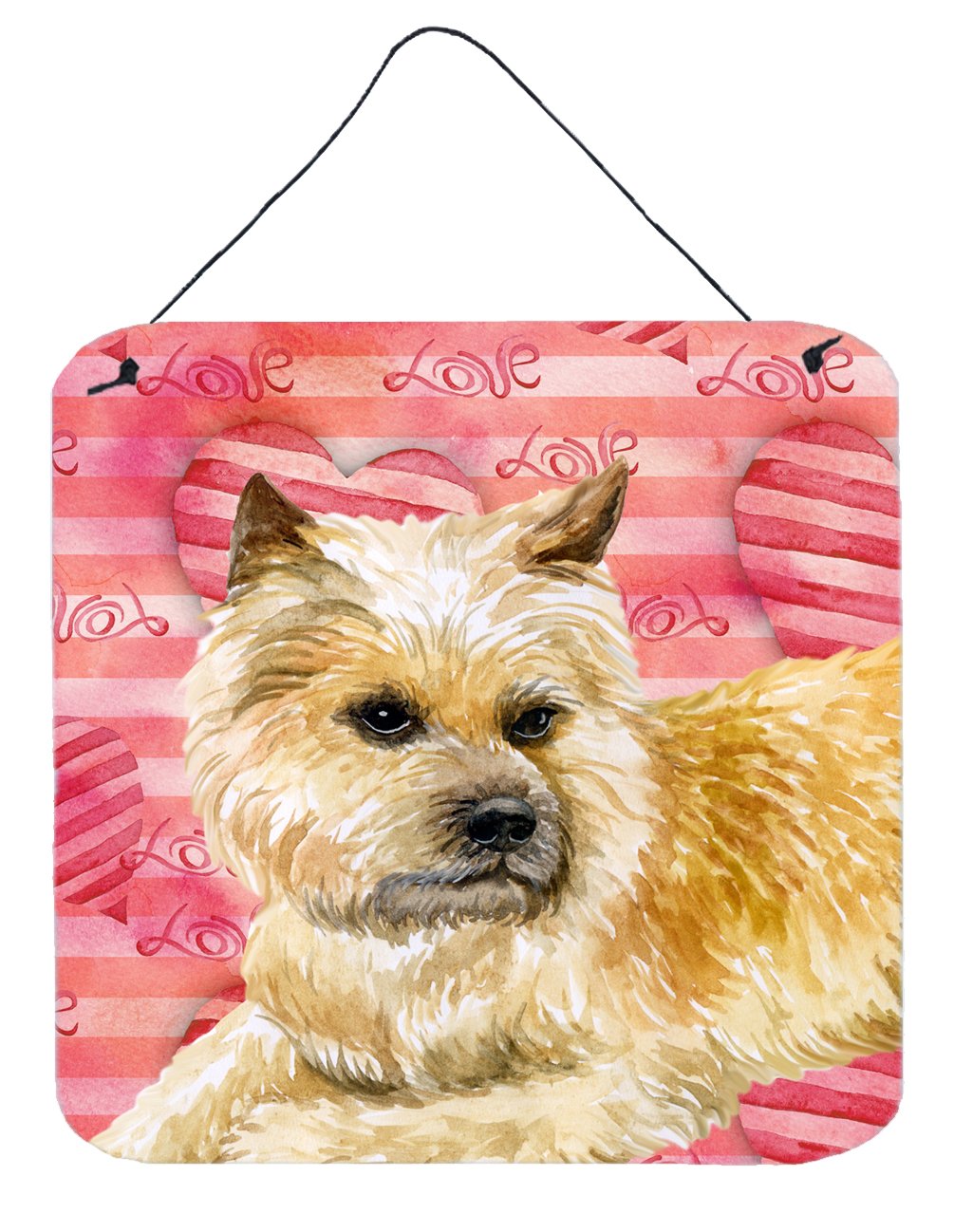 Cairn Terrier Love Wall or Door Hanging Prints BB9777DS66 by Caroline's Treasures