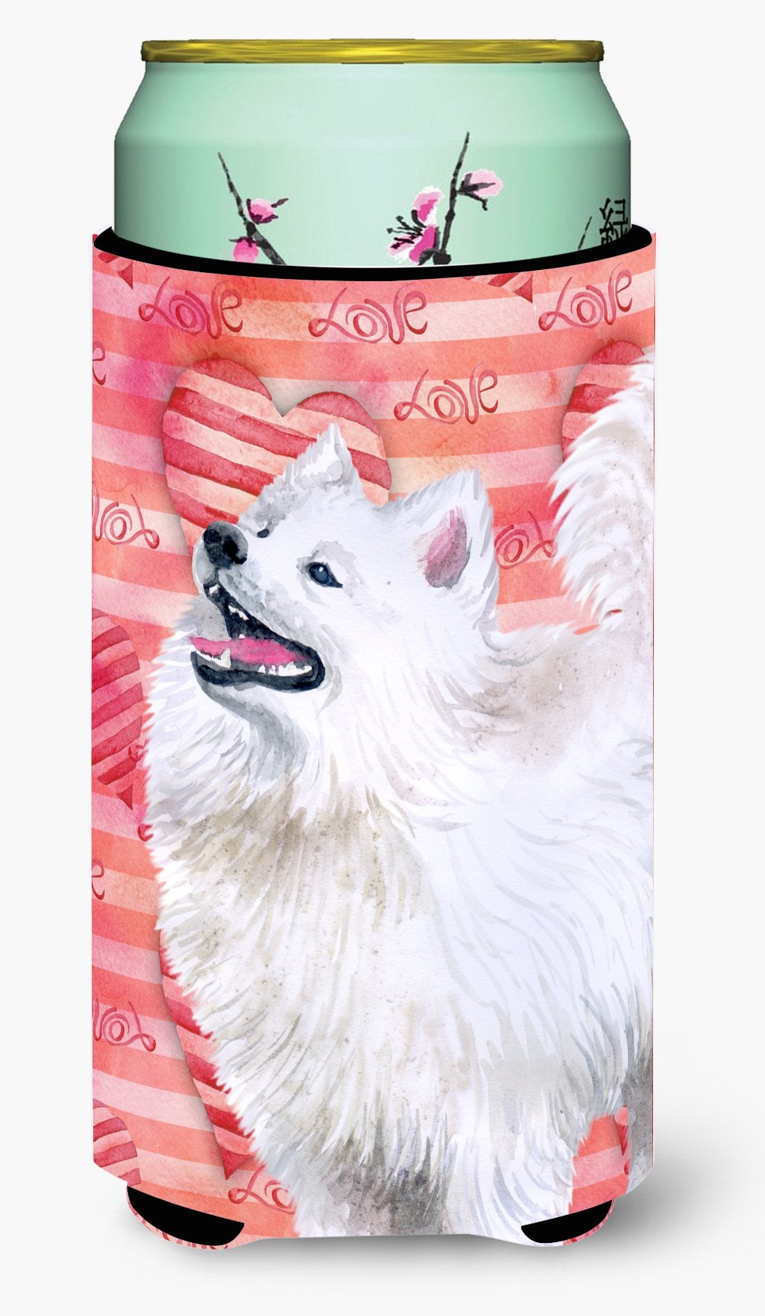 Samoyed Love Tall Boy Beverage Insulator Hugger BB9778TBC by Caroline's Treasures