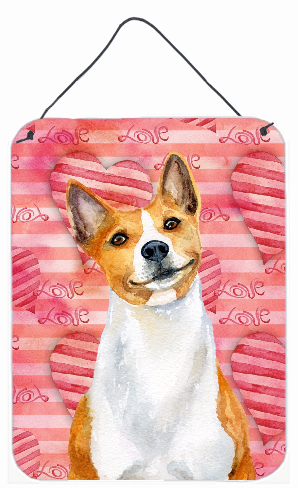 Basenji Love Wall or Door Hanging Prints BB9779DS1216 by Caroline's Treasures