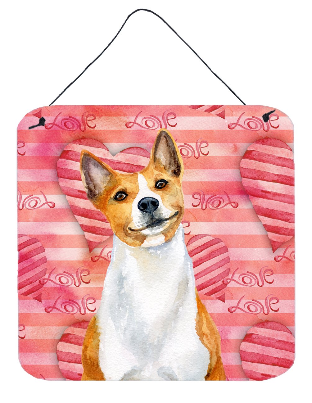 Basenji Love Wall or Door Hanging Prints BB9779DS66 by Caroline's Treasures