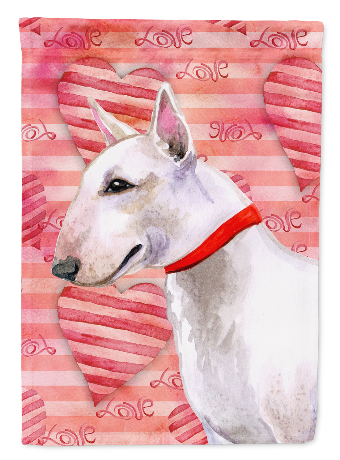 Bull Terrier Love Flag Garden Size BB9780GF  the-store.com.