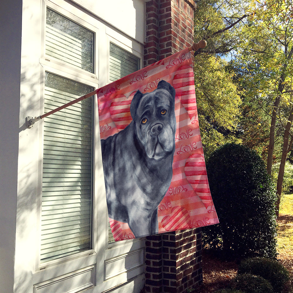 Cane Corso Love Flag Canvas House Size BB9781CHF  the-store.com.