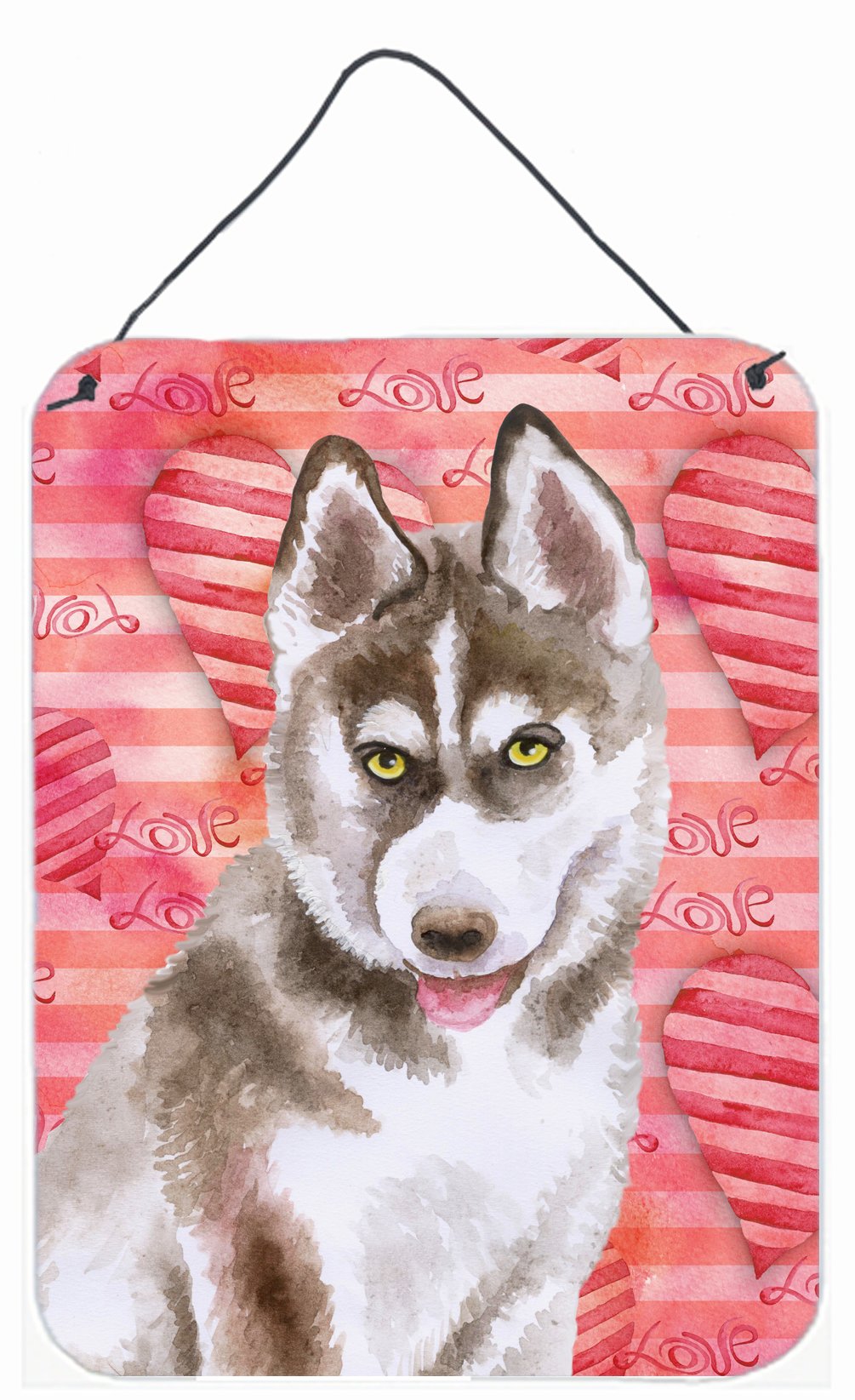 Siberian Husky Grey Love Wall or Door Hanging Prints BB9783DS1216 by Caroline&#39;s Treasures