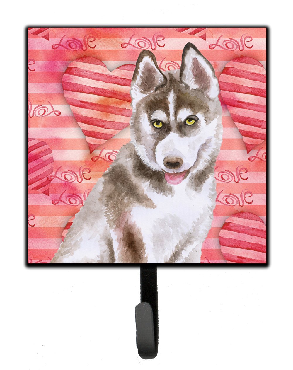 Siberian Husky Grey Love Leash or Key Holder BB9783SH4 by Caroline&#39;s Treasures