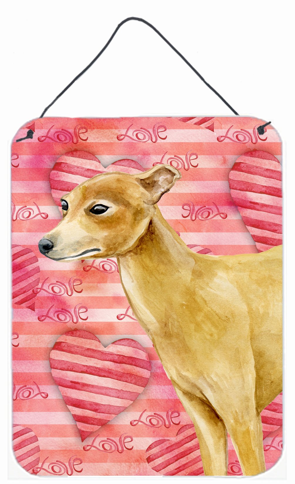 Italian Greyhound Love Wall or Door Hanging Prints BB9785DS1216 by Caroline's Treasures