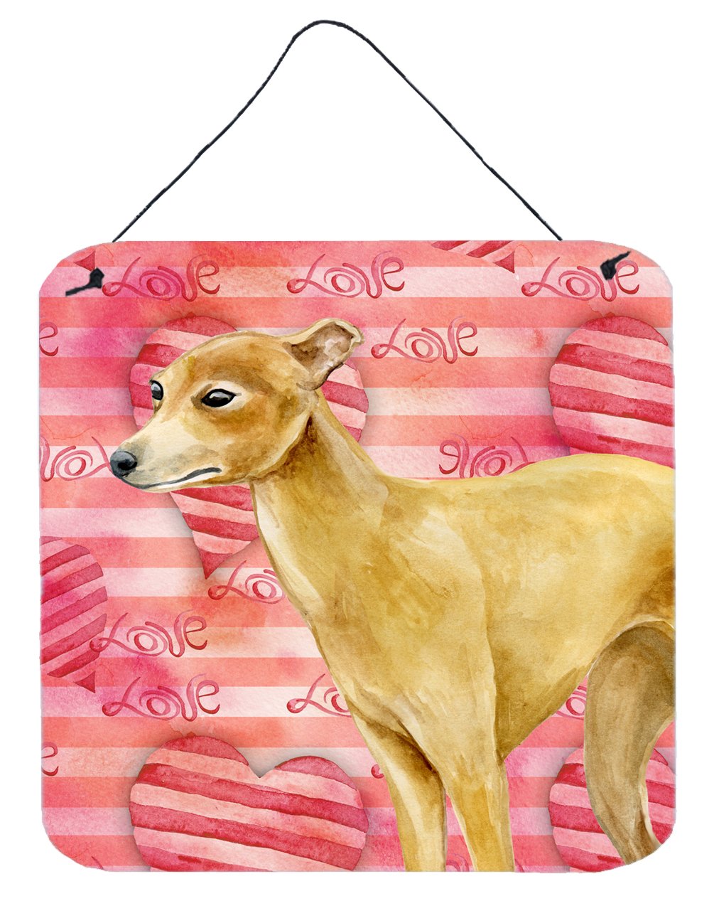 Italian Greyhound Love Wall or Door Hanging Prints BB9785DS66 by Caroline's Treasures