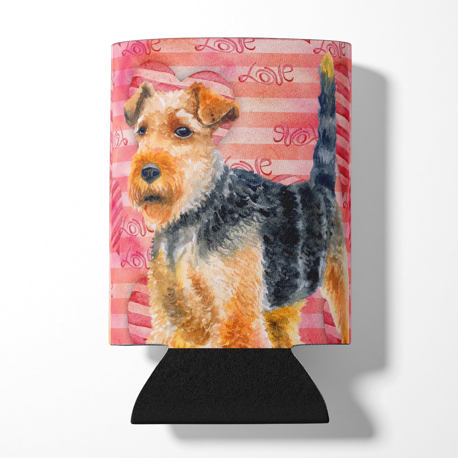 Welsh Terrier Love Can or Bottle Hugger BB9787CC  the-store.com.