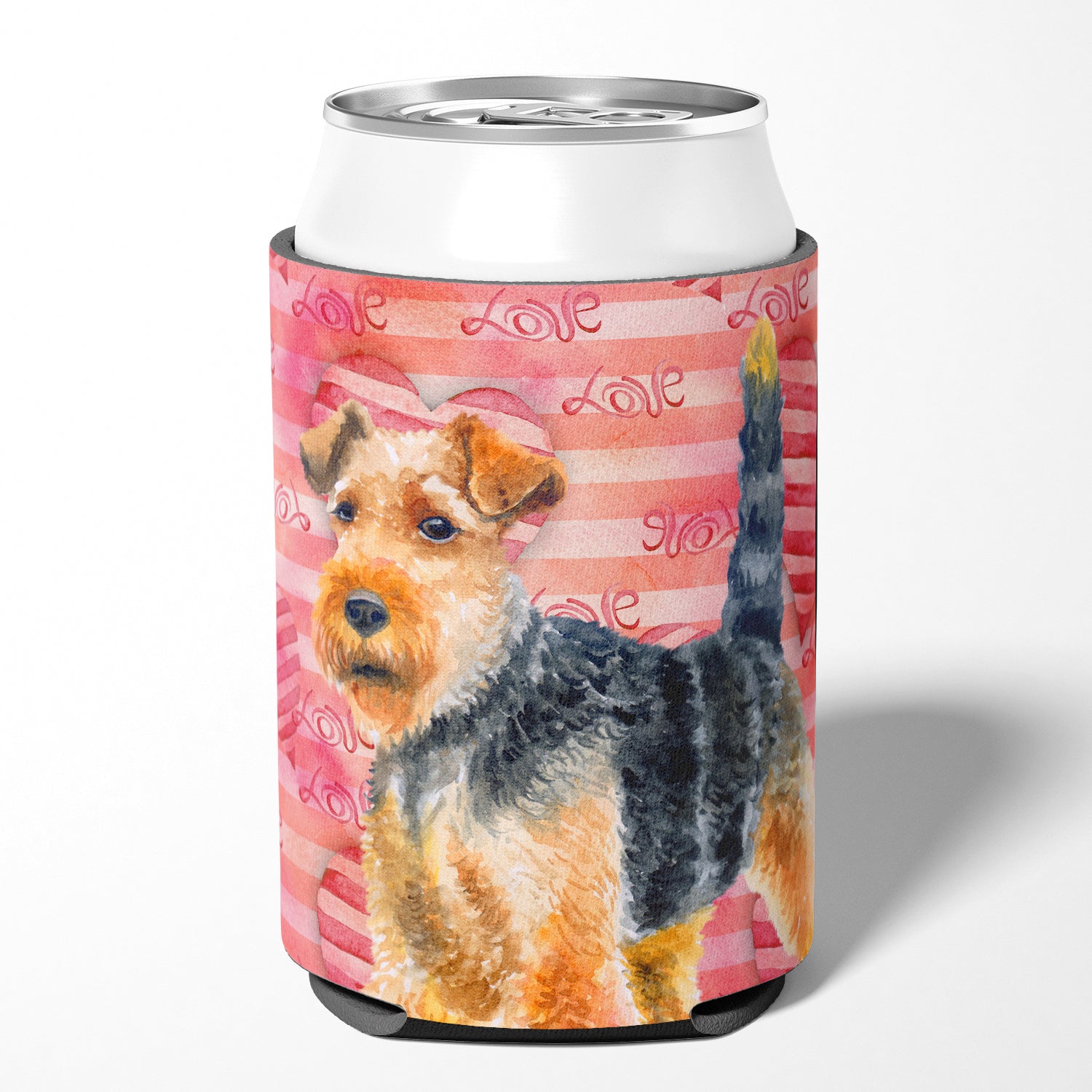 Welsh Terrier Love Can or Bottle Hugger BB9787CC  the-store.com.