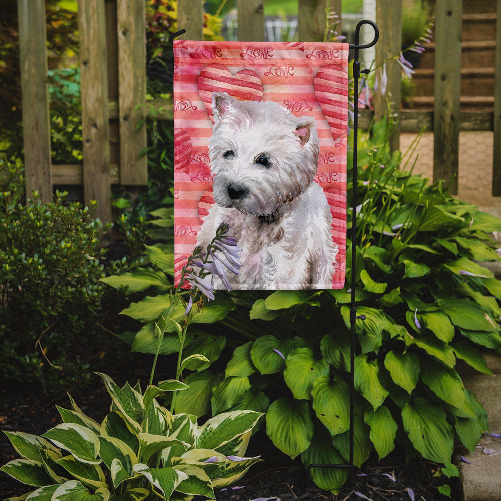 Westie Love Flag Garden Size BB9788GF  the-store.com.