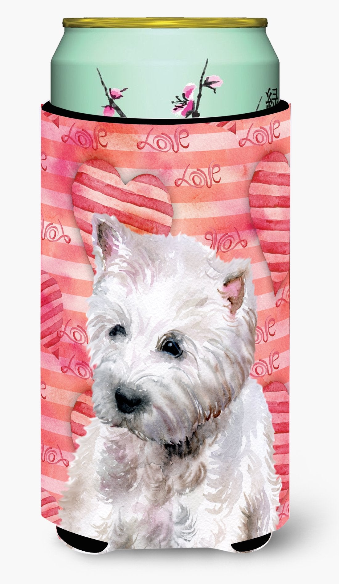 Westie Love Tall Boy Beverage Insulator Hugger BB9788TBC by Caroline's Treasures