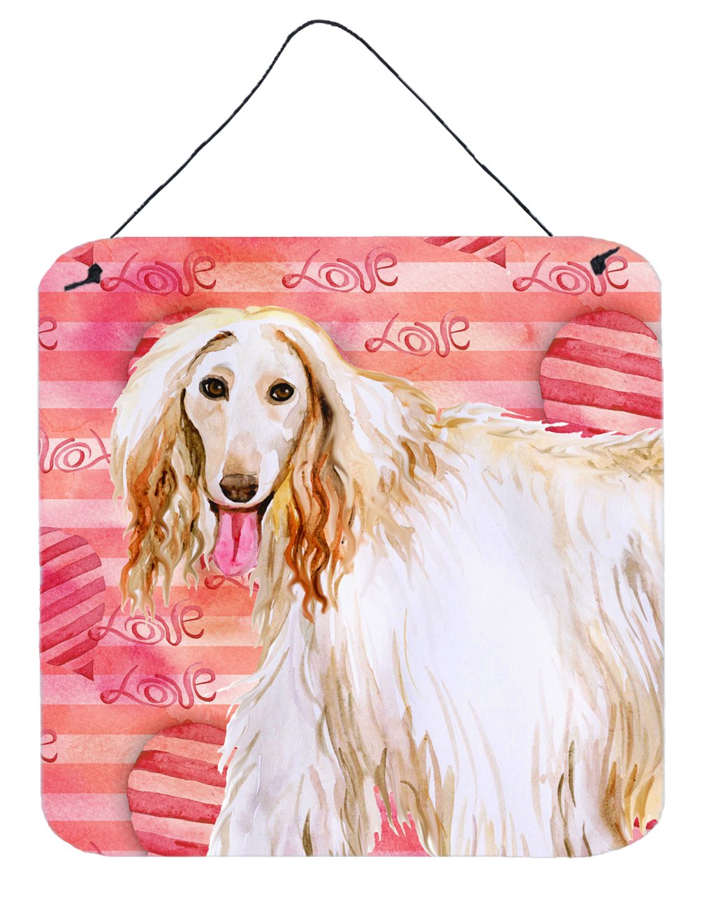 Afghan Hound Love Wall or Door Hanging Prints BB9789DS66 by Caroline's Treasures