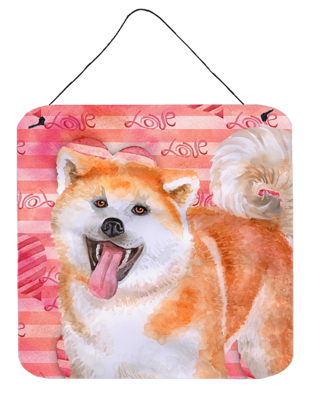 Akita Love Wall or Door Hanging Prints BB9790DS66 by Caroline's Treasures