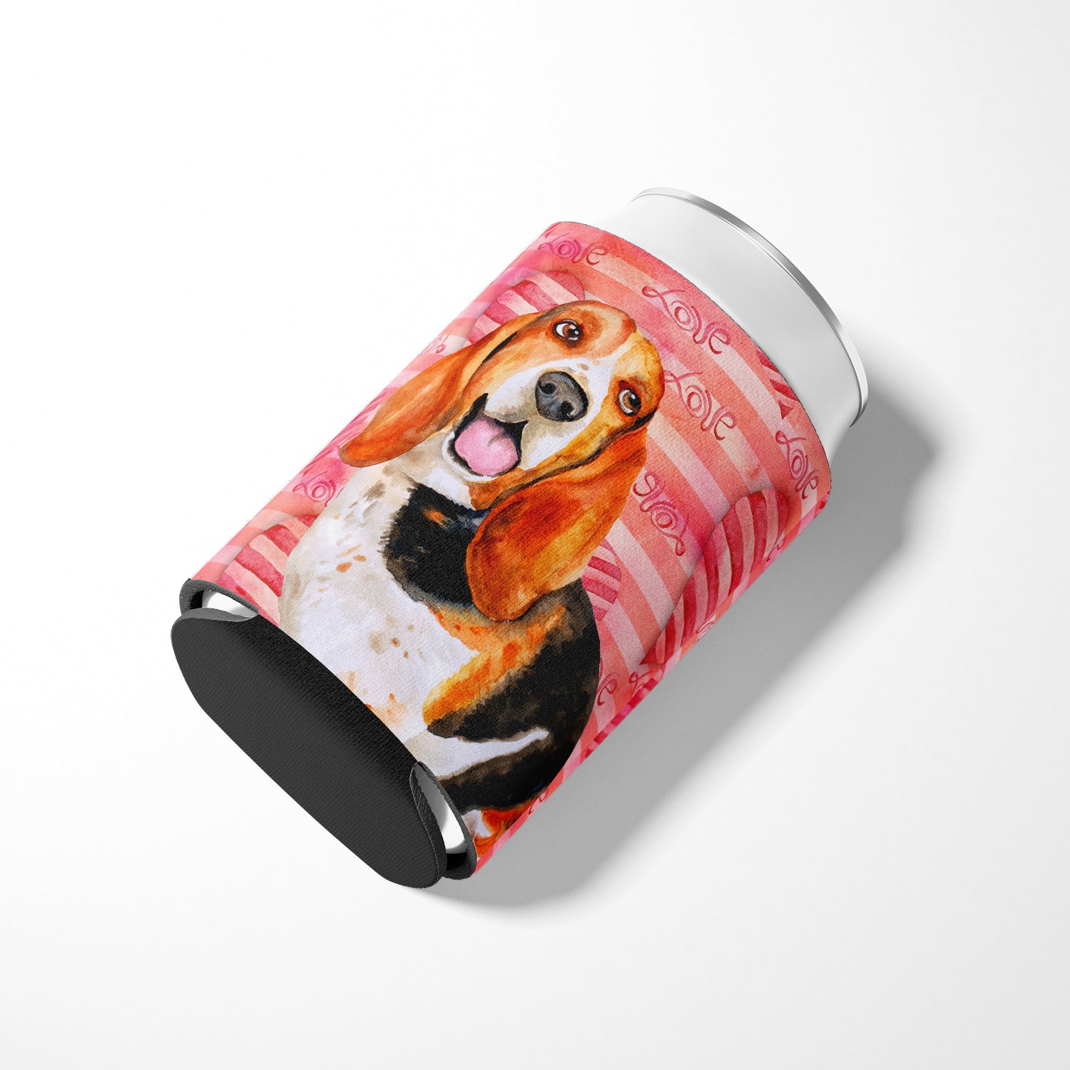 Basset Hound Love Can or Bottle Hugger BB9791CC  the-store.com.