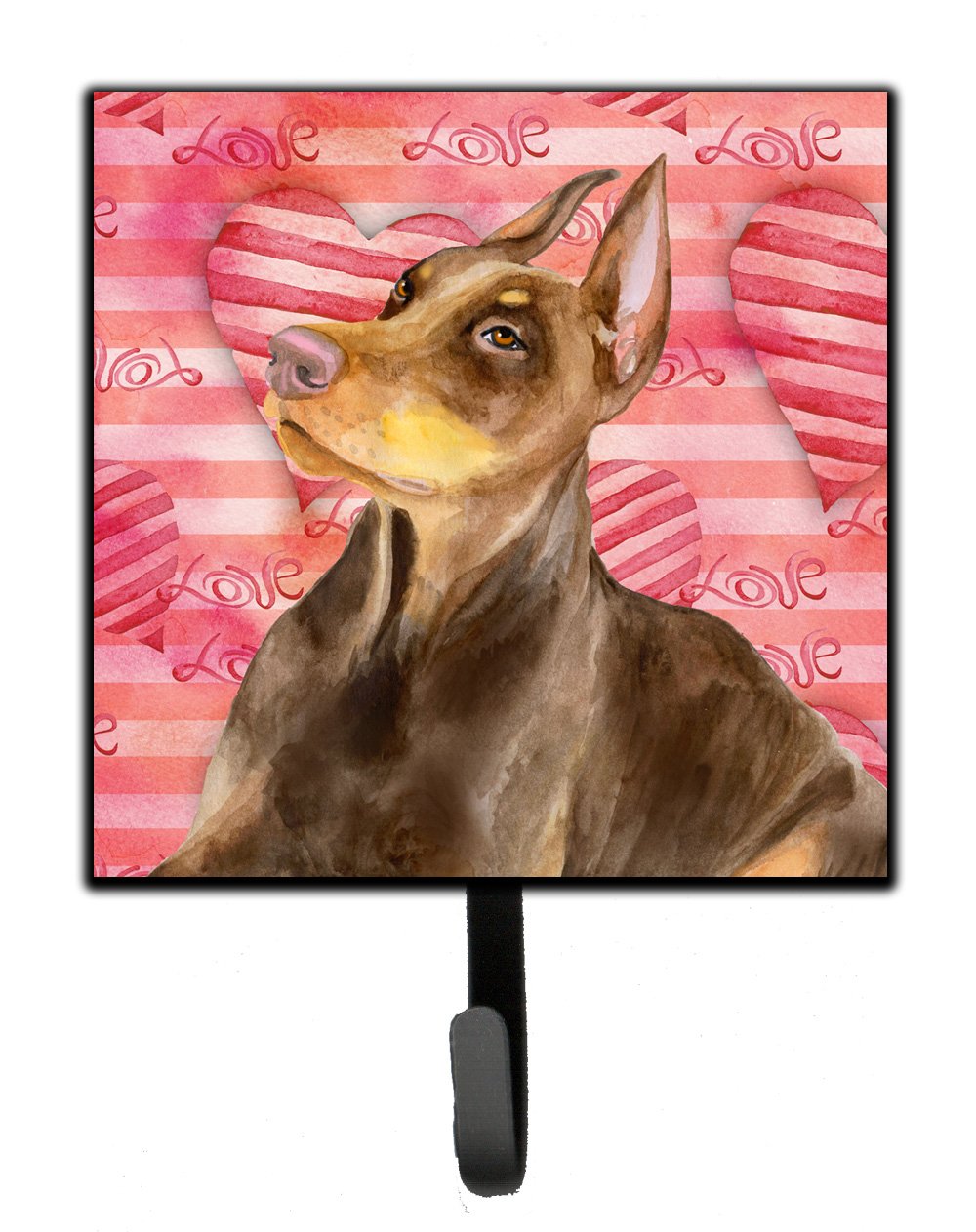 Doberman Pinscher Love Leash or Key Holder BB9796SH4 by Caroline's Treasures