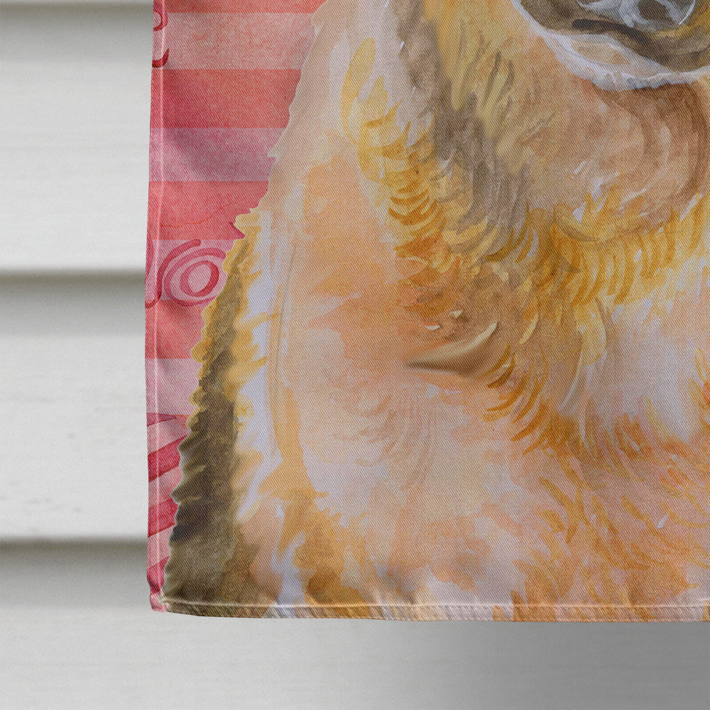 German Shepherd #2 Love Flag Canvas House Size BB9798CHF  the-store.com.