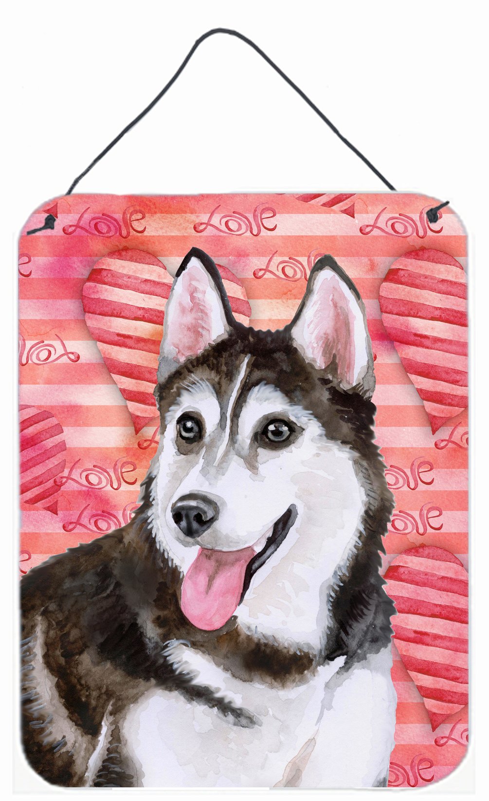 Siberian Husky #2 Love Wall or Door Hanging Prints BB9799DS1216 by Caroline's Treasures