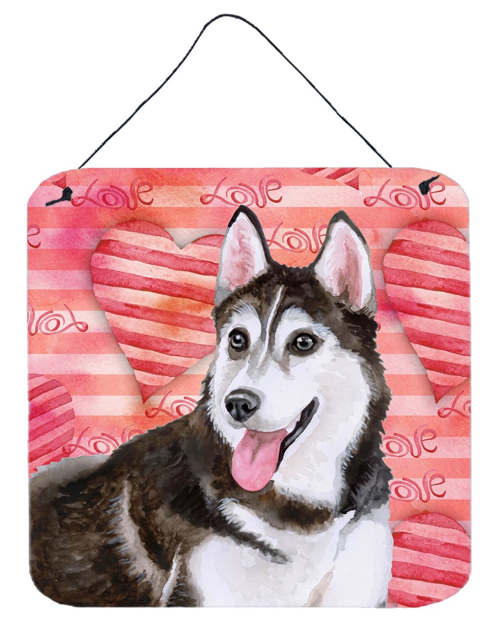 Siberian Husky #2 Love Wall or Door Hanging Prints BB9799DS66 by Caroline&#39;s Treasures