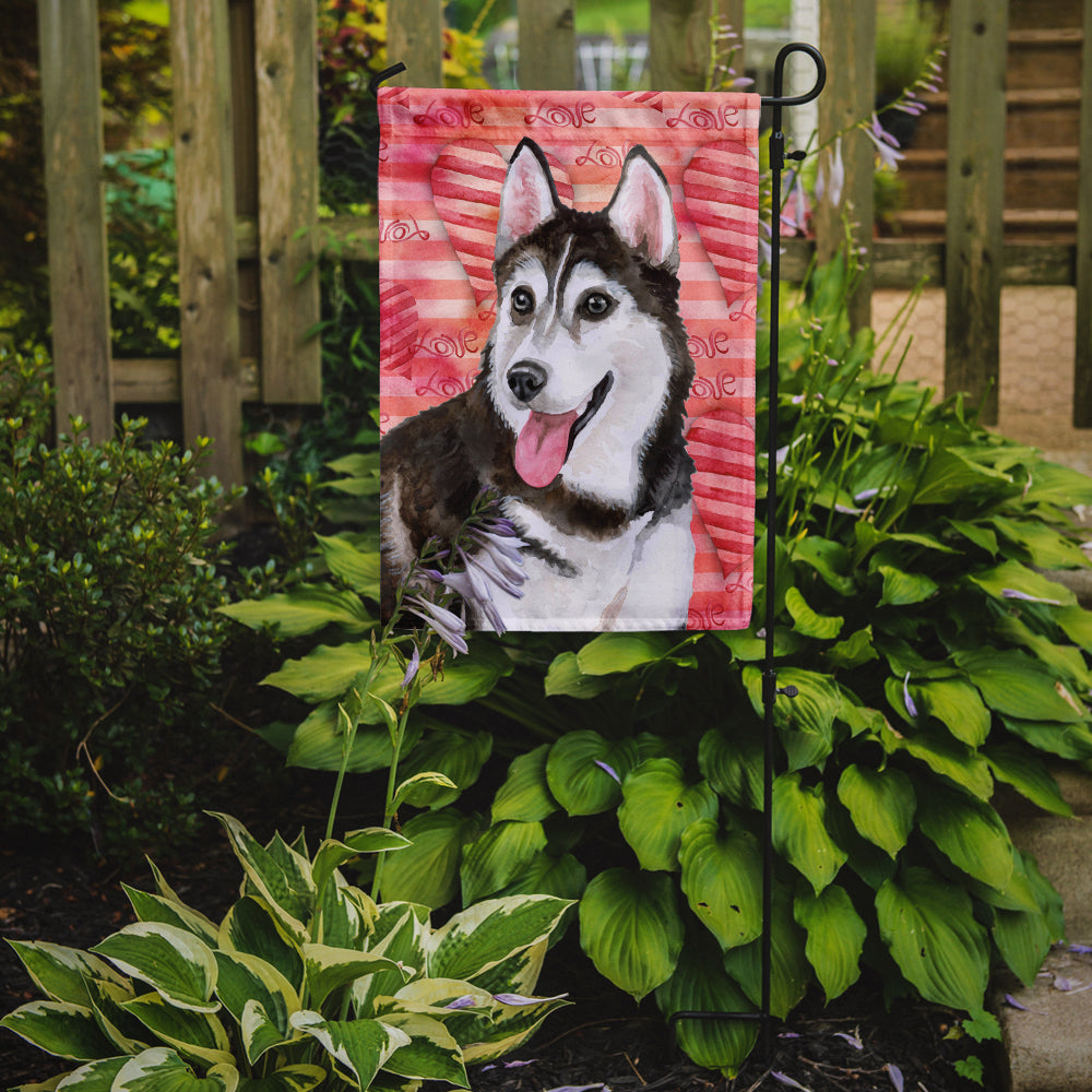 Siberian Husky #2 Love Flag Garden Size BB9799GF  the-store.com.