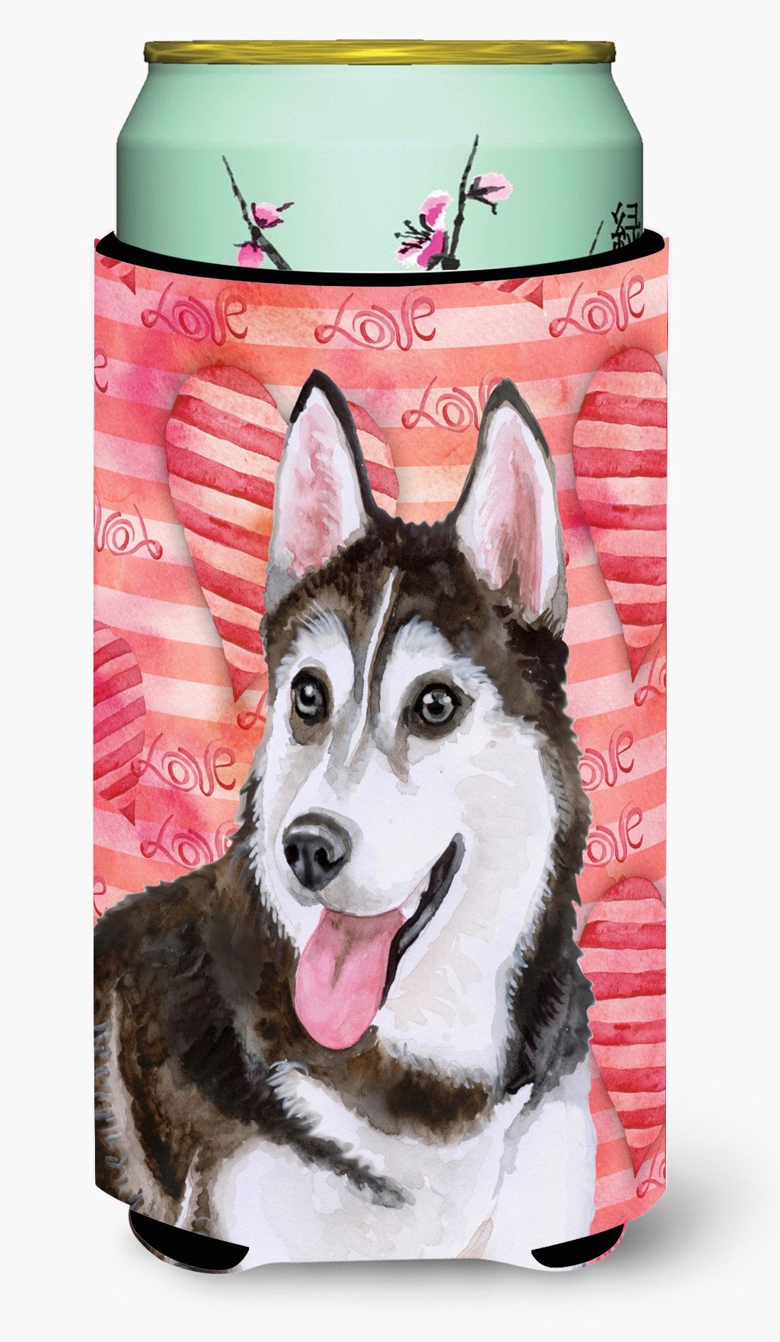 Siberian Husky #2 Love Tall Boy Beverage Insulator Hugger BB9799TBC by Caroline's Treasures