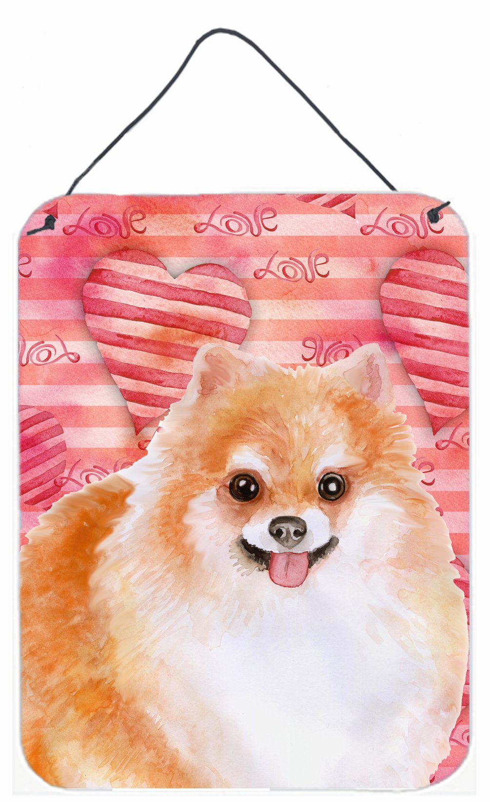 Pomeranian #2 Love Wall or Door Hanging Prints BB9803DS1216 by Caroline's Treasures