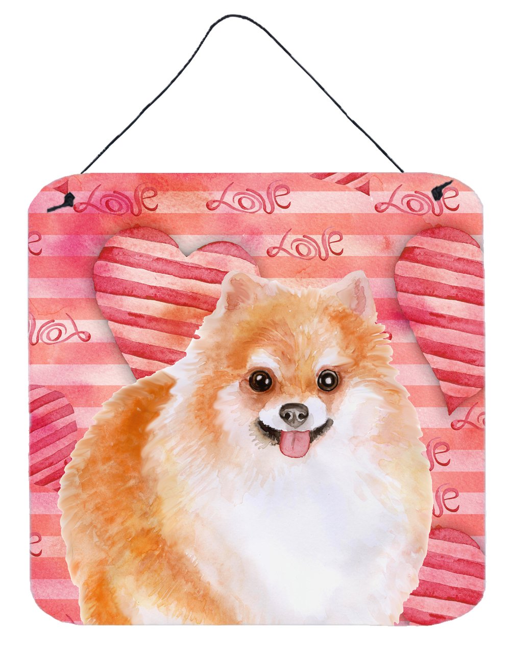 Pomeranian #2 Love Wall or Door Hanging Prints BB9803DS66 by Caroline's Treasures