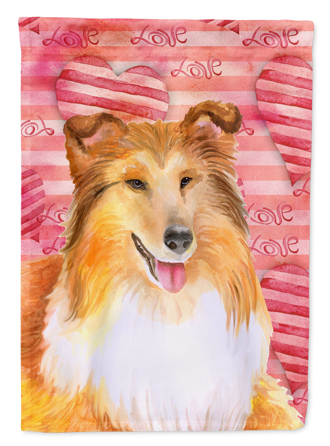 Sheltie Love Flag Garden Size BB9807GF  the-store.com.