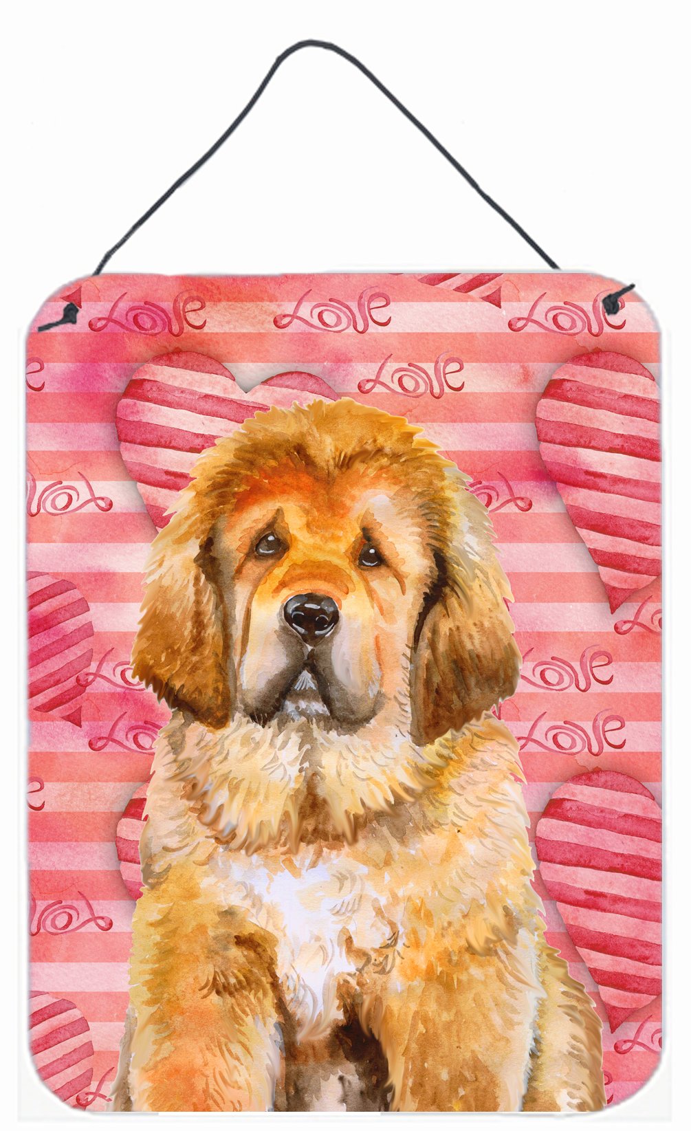 Tibetan Mastiff Love Wall or Door Hanging Prints BB9808DS1216 by Caroline&#39;s Treasures