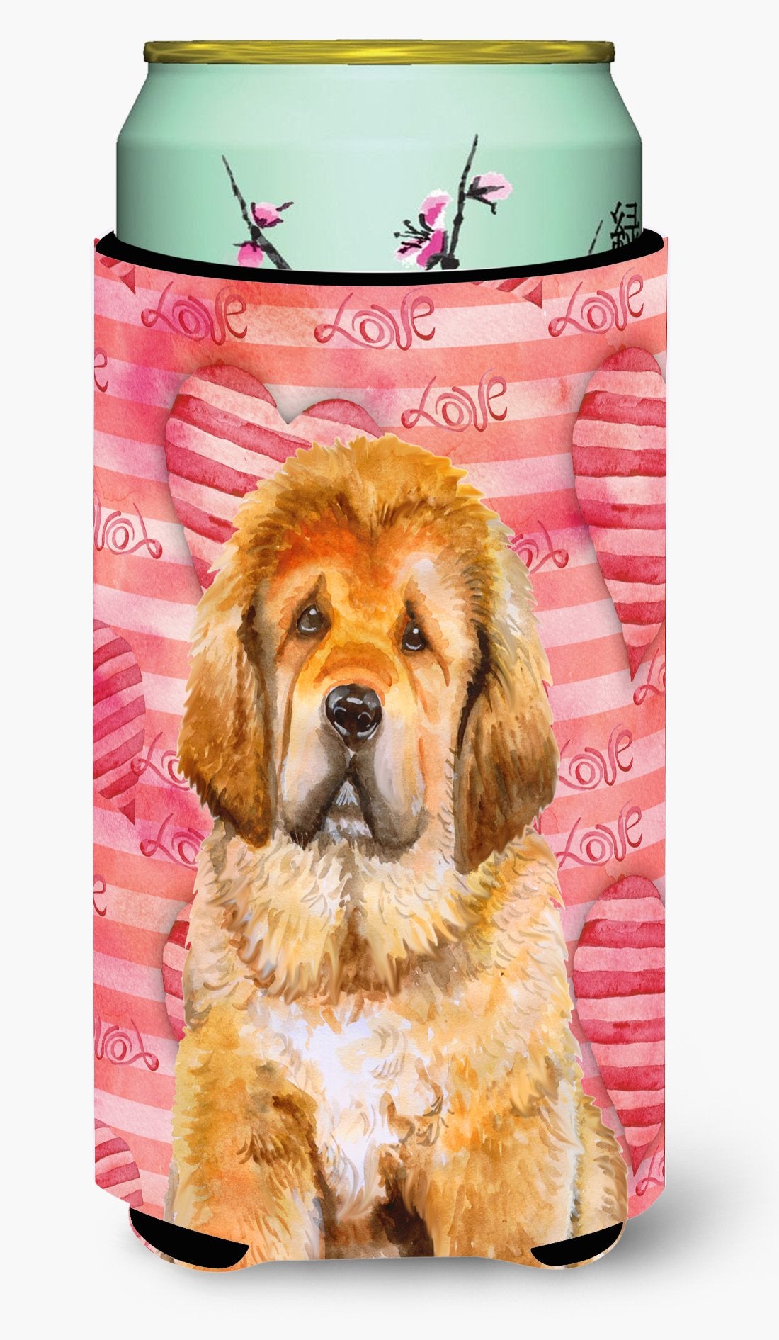 Tibetan Mastiff Love Tall Boy Beverage Insulator Hugger BB9808TBC by Caroline's Treasures