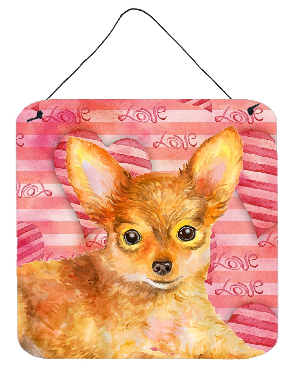 Toy Terrier Love Wall or Door Hanging Prints BB9809DS66 by Caroline's Treasures