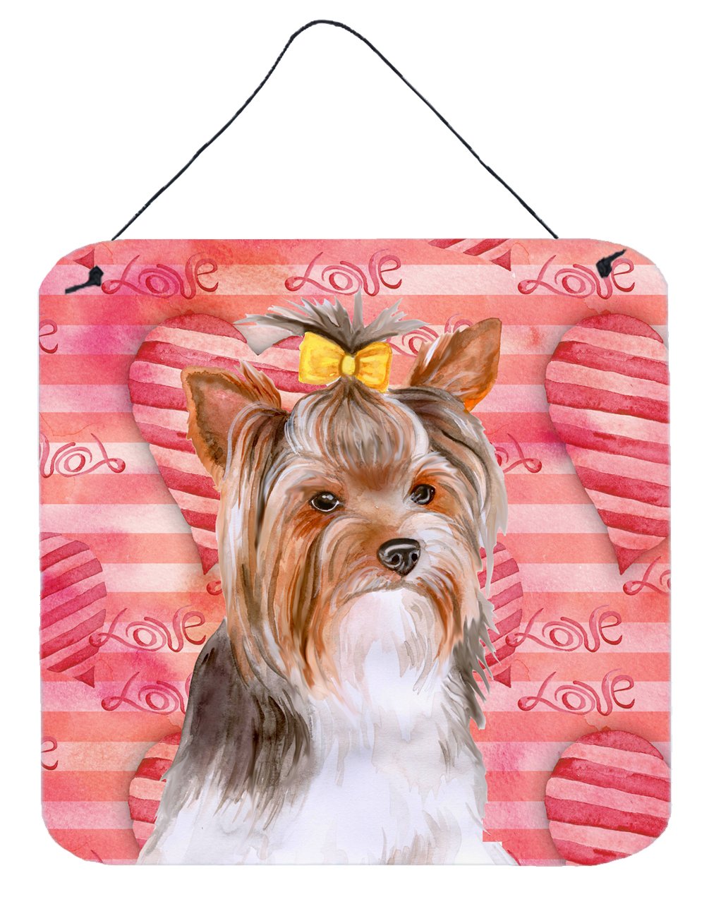 Yorkshire Terrier #2 Love Wall or Door Hanging Prints BB9810DS66 by Caroline's Treasures