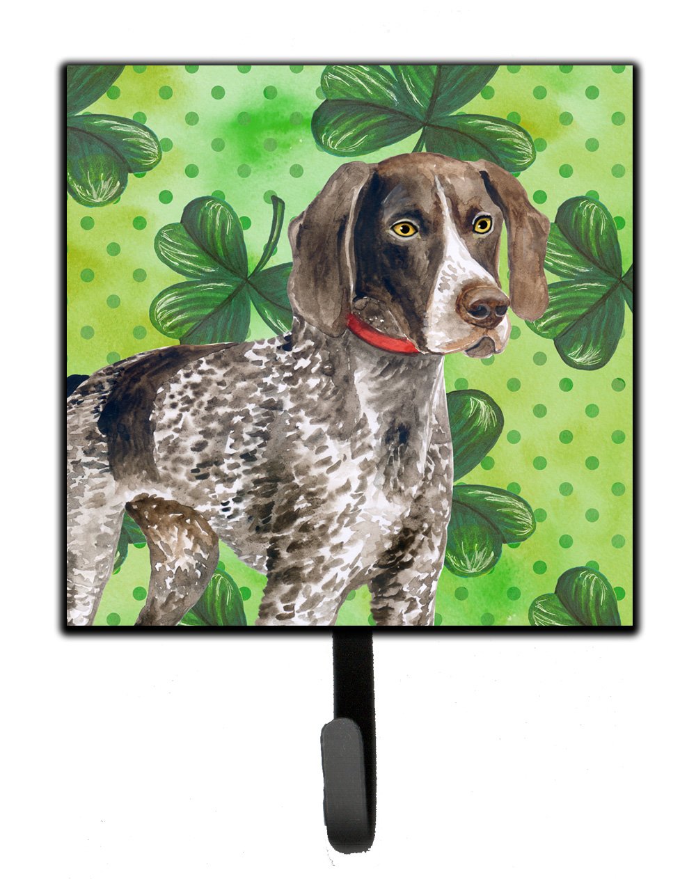 German Shorthaired Pointer St Patrick's Leash or Key Holder BB9815SH4 by Caroline's Treasures