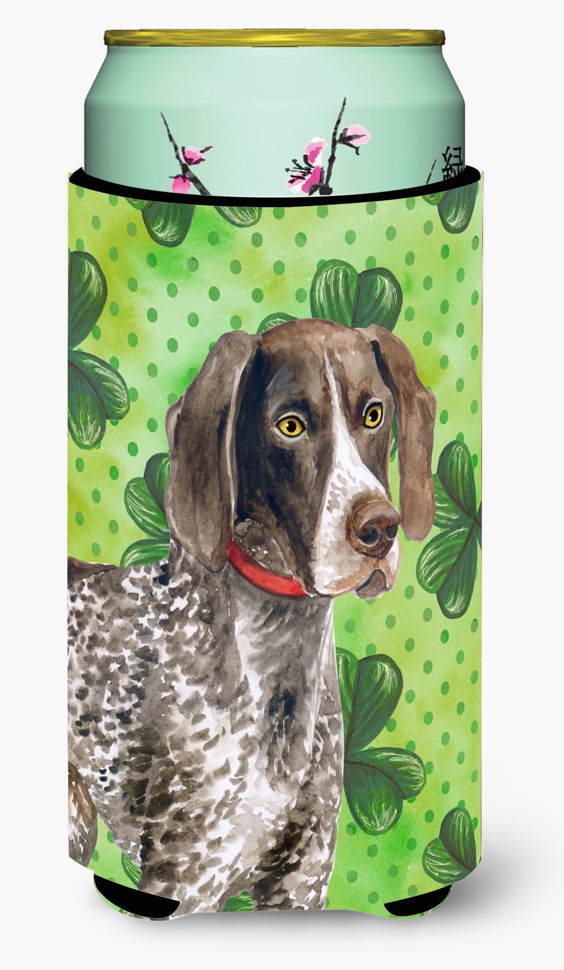 German Shorthaired Pointer St Patrick's Tall Boy Beverage Insulator Hugger BB9815TBC by Caroline's Treasures