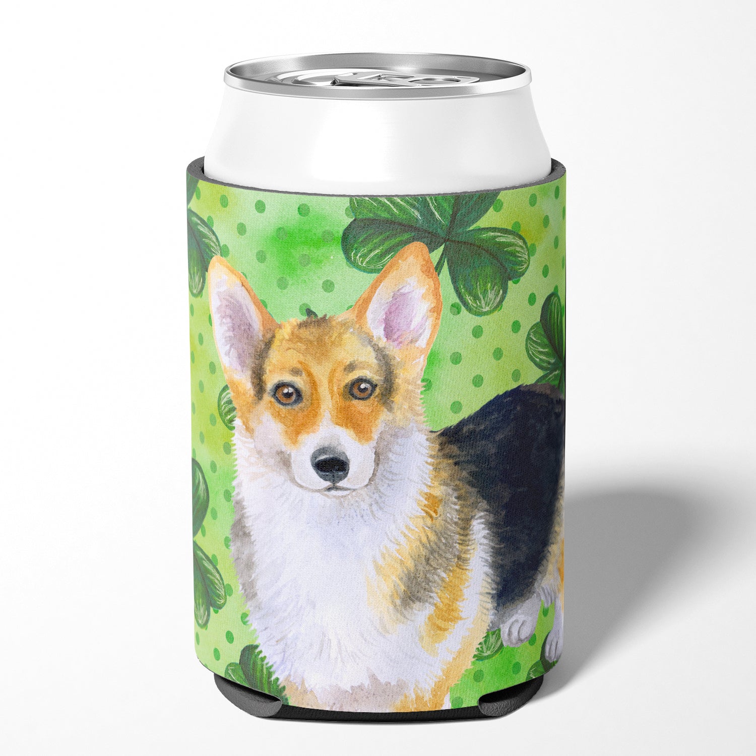 Pembroke Corgi St Patrick's Can or Bottle Hugger BB9816CC  the-store.com.