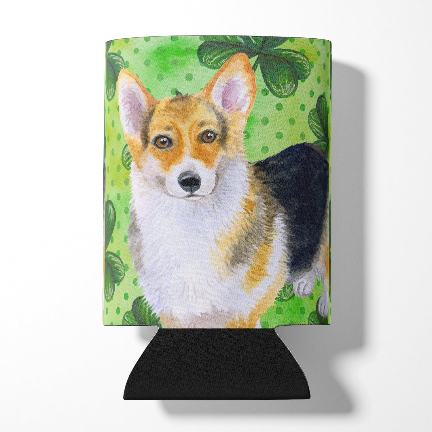 Pembroke Corgi St Patrick's Can or Bottle Hugger BB9816CC  the-store.com.