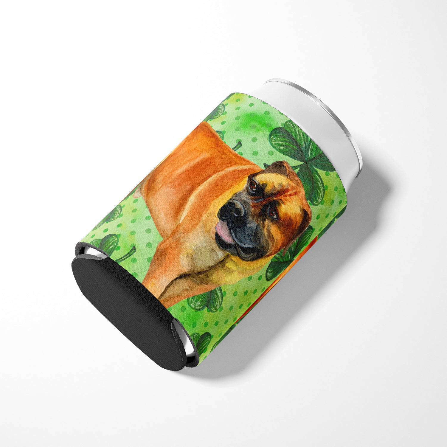 Boerboel Mastiff St Patrick's Can or Bottle Hugger BB9820CC  the-store.com.