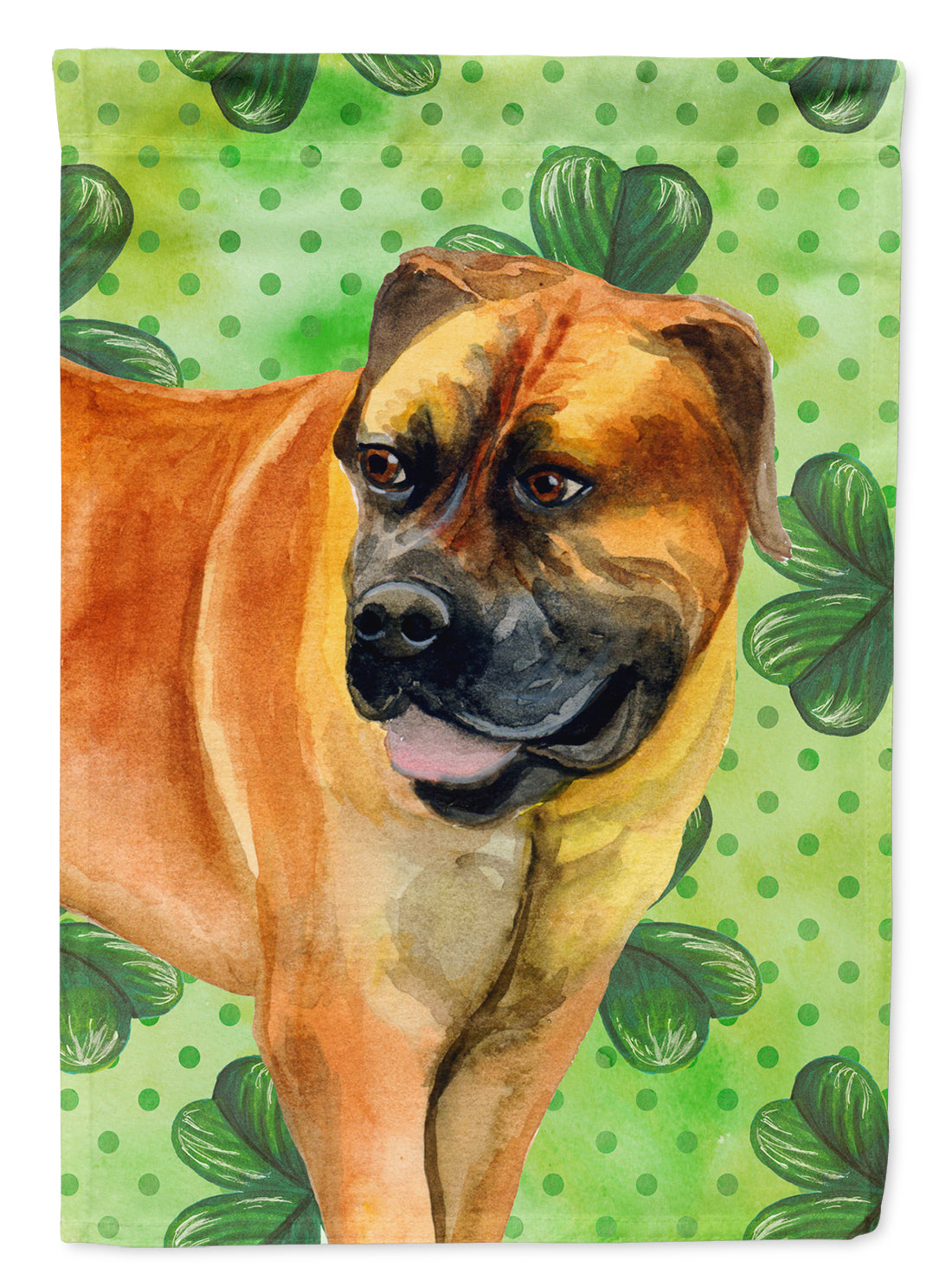 Boerboel Mastiff St Patrick's Flag Canvas House Size BB9820CHF  the-store.com.