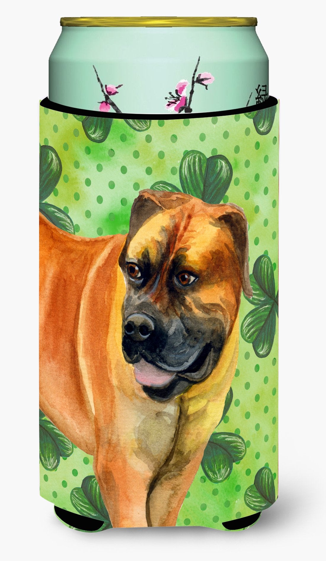 Boerboel Mastiff St Patrick's Tall Boy Beverage Insulator Hugger BB9820TBC by Caroline's Treasures