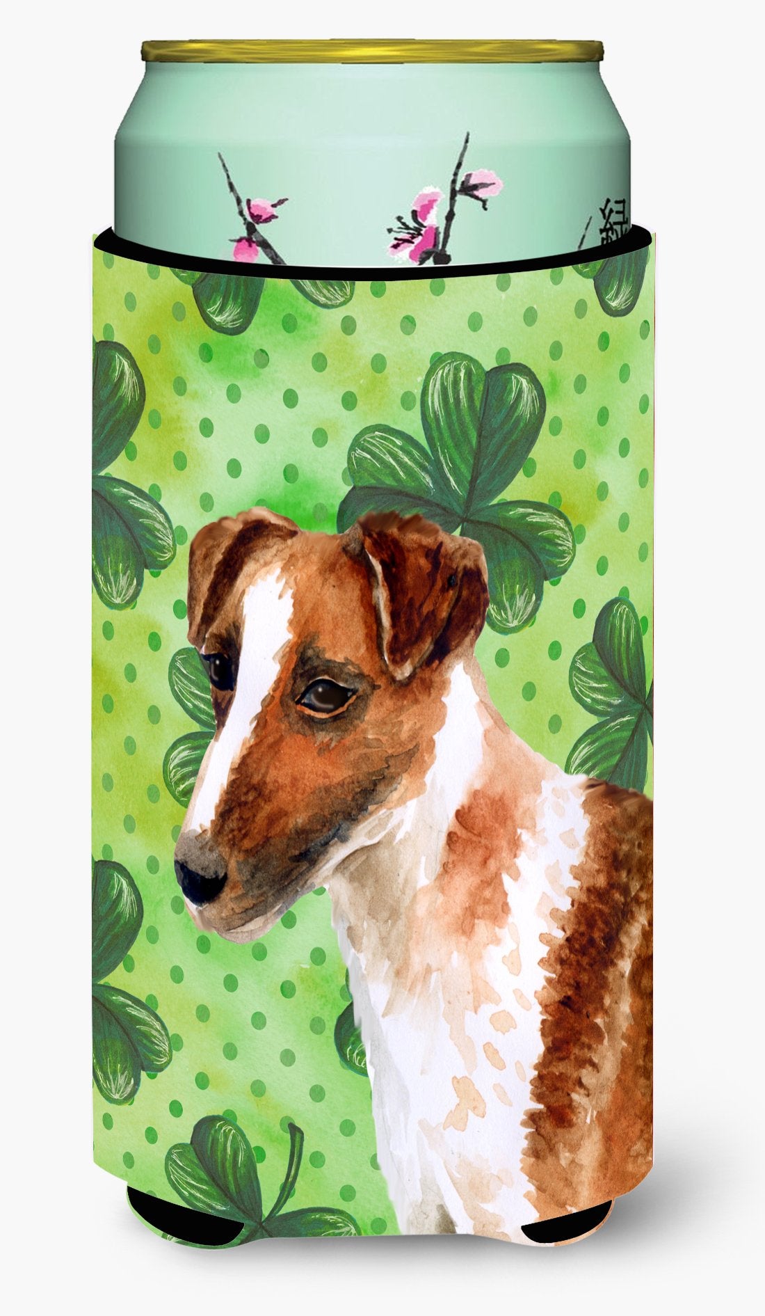 Smooth Fox Terrier St Patrick's Tall Boy Beverage Insulator Hugger BB9821TBC by Caroline's Treasures