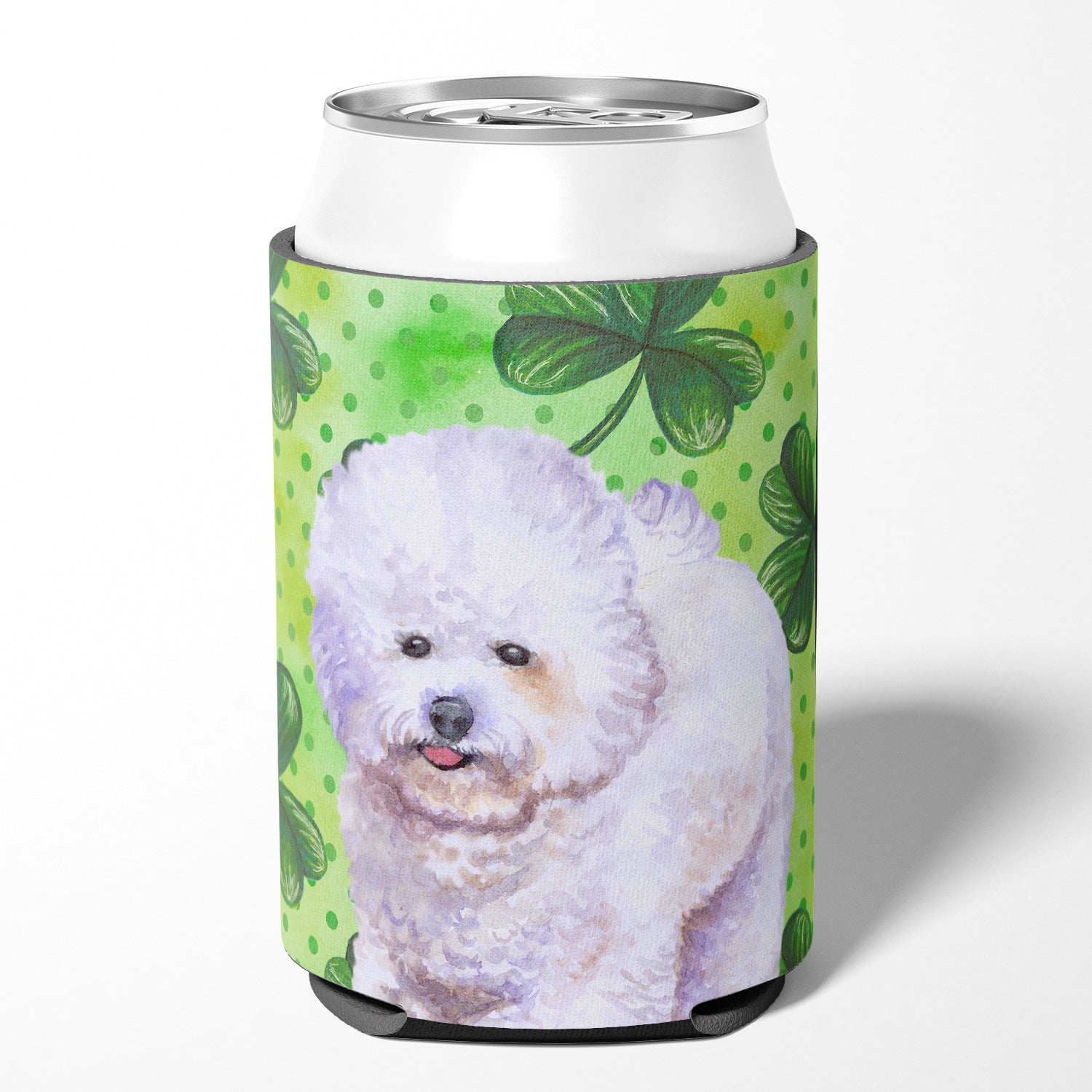 Bichon Frise St Patrick's Can or Bottle Hugger BB9822CC  the-store.com.