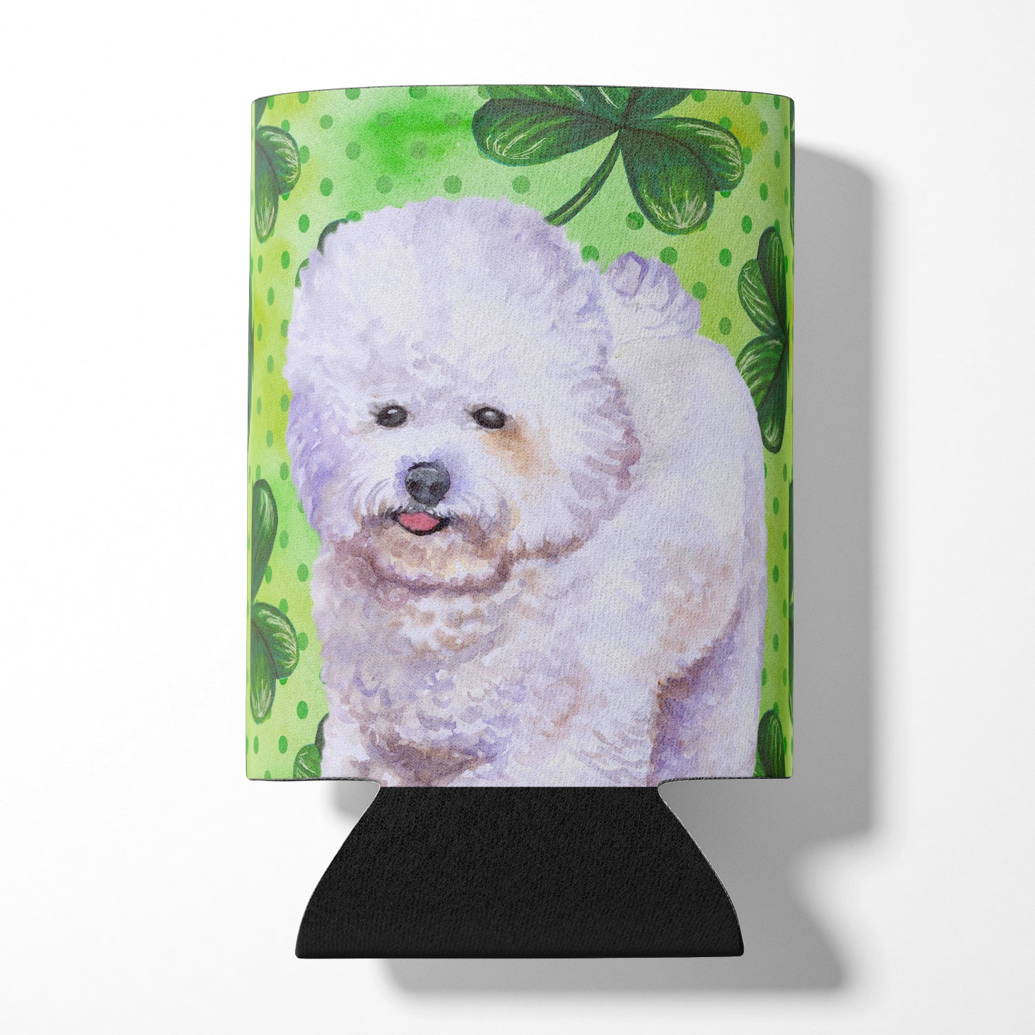 Bichon Frise St Patrick's Can or Bottle Hugger BB9822CC  the-store.com.