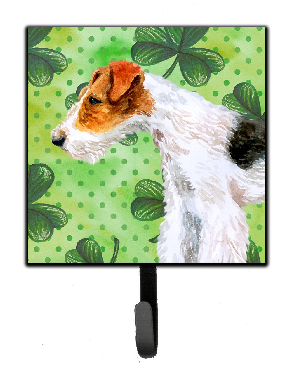 Fox Terrier St Patrick's Leash or Key Holder BB9824SH4 by Caroline's Treasures