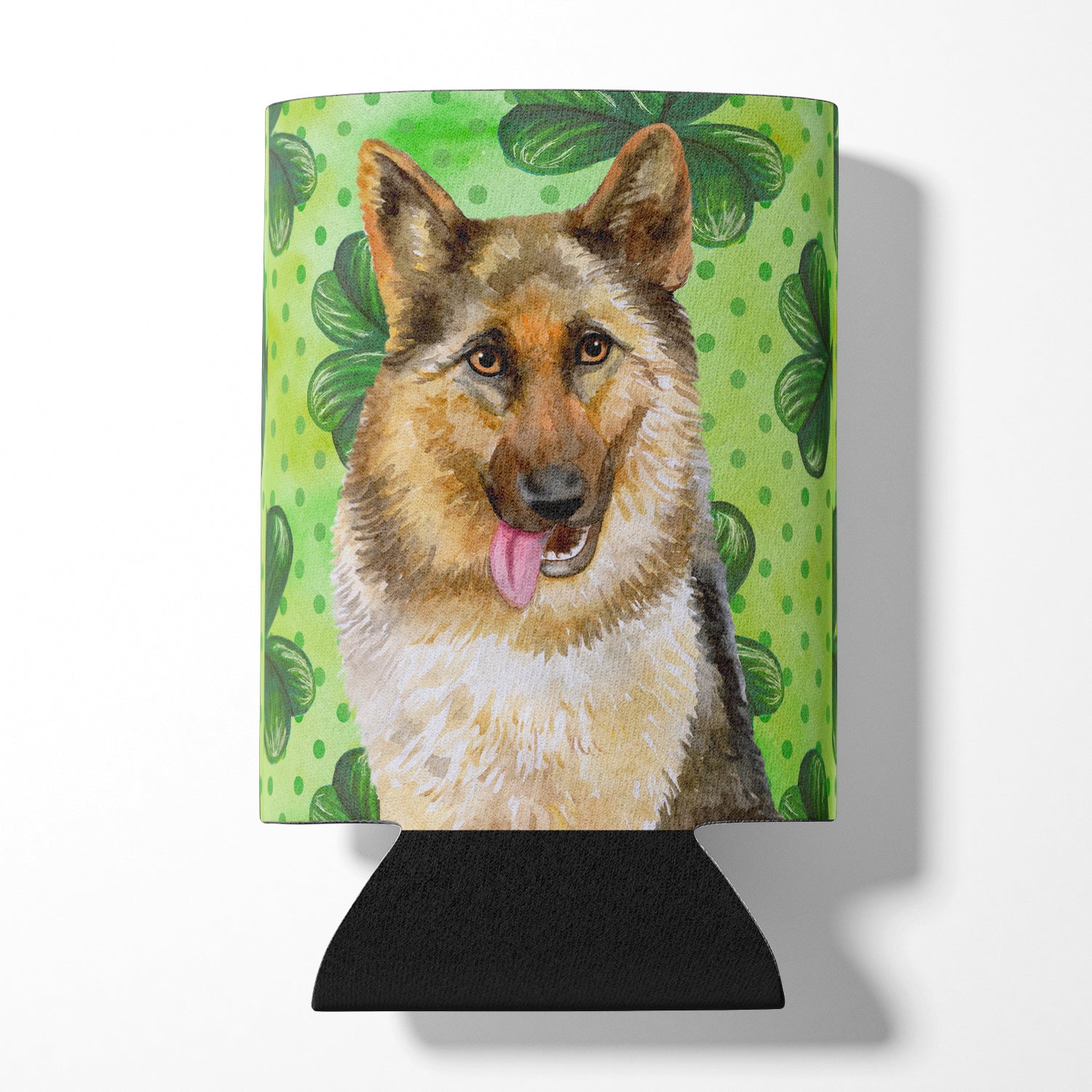 German Shepherd St Patrick's Can or Bottle Hugger BB9828CC  the-store.com.